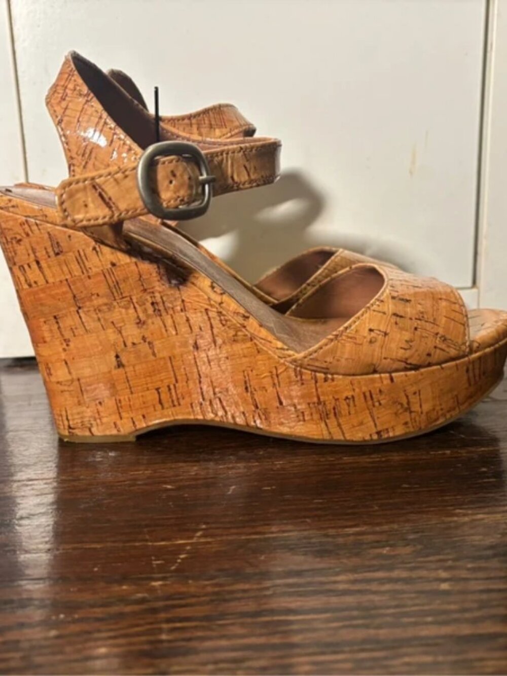 Wedge Cork Platform Sandal
